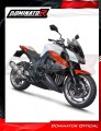 complete exhaust system with muffler DOMINATOR Full System HP1 fits to Kawasaki Z1000 2017  2020 5