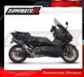 kompletny układ wydechowy z tłumikiem DOMINATOR Full System HP6 CZARNY pasujący do motocykla Yamaha XP 560 T-MAX 2020 - 2024 4