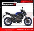 kompletny układ wydechowy z tłumikiem DOMINATOR Full System HP8 CZARNY pasujący do motocykla Yamaha MT 07 2014 - 2020 4