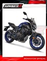 kompletny układ wydechowy z tłumikiem DOMINATOR Full System HP8 CZARNY pasujący do motocykla Yamaha MT 07 2014 - 2020 5