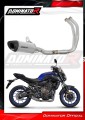 kompletny układ wydechowy z tłumikiem DOMINATOR Full System Tytanowy HP8 pasujący do motocykla Yamaha MT 07 TRACER 2016 - 2019