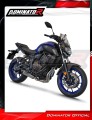 kompletny układ wydechowy z tłumikiem DOMINATOR Full System Tytanowy HP8 pasujący do motocykla Yamaha MT 07 TRACER 2016 - 2019 5