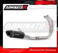 kompletny układ wydechowy z tłumikiem DOMINATOR Full System HP8 CZARNY pasujący do motocykla Yamaha MT 07 TRACER 2016 - 2019 2