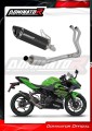 Kawasaki NINJA 400 2018-2023 EXHAUST Collector Manifold Full System Muffler Auspuff Sportauspuff Silencer Echappement Silencieux Scarico Scarichi Escape Wydech Tłumik HP8 BLACK Dominator Exhaust System