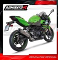 kompletny układ wydechowy z tłumikiem DOMINATOR Full System HP8 pasujący do motocykla Kawasaki NINJA 400 2018 - 2022 3