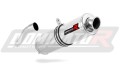 exhaust muffler DOMINATOR ROUND fits to Aprilia RS 125 1999  2005 3