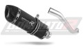 exhaust muffler DOMINATOR HP1 BLACK fits to Aprilia Tuono V4 R APRC 2011  2014 2