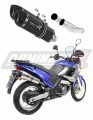exhaust muffler DOMINATOR HP1 BLACK fits to Aprilia Pegaso 650 1997  2000 3