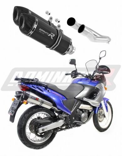 Aprilia Pegaso 650 2001 - 2004 EXHAUST Muffler Auspuff Sportauspuff Silencer Echappement Silencieux Scarico Scarichi Escape Wydech Tłumik HP1 BLACK Dominator Exhaust System x