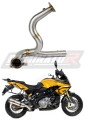 decat mid muffler DOMINATOR Mid Pipe fits to ETV 1200 Caponord 2013  2016 6