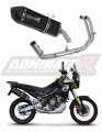 complete exhaust system with muffler DOMINATOR Full System HP7 BLACK fits