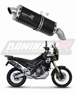 Aprilia Tuareg 660 2021 - 2023 Exhaust Silencer Muffler P7 BLACK + dB killer medium
