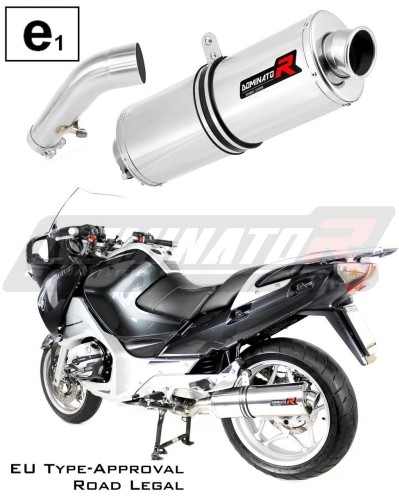 exhaust muffler DOMINATOR homologated road legal OVAL fits to R1200RT 2004  2009 6