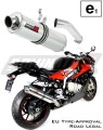 exhaust muffler DOMINATOR homologated road legal ROUND fits to S1000RR 2015  2016 5