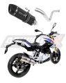 BMW G 310 R 2016 - 2022 EXHAUST Muffler Auspuff Sportauspuff Silencer Echappement Silencieux Scarico Scarichi Escape Wydech Tłumik HP1 BLACK Dominator Exhaust System x