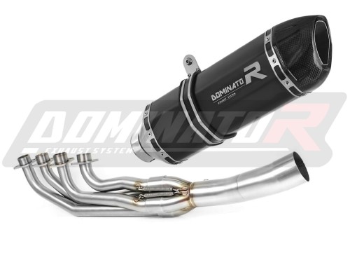 complete exhaust system with muffler DOMINATOR Full System HP1 BLACK fits to BMW K1200RS 2001  2003 2