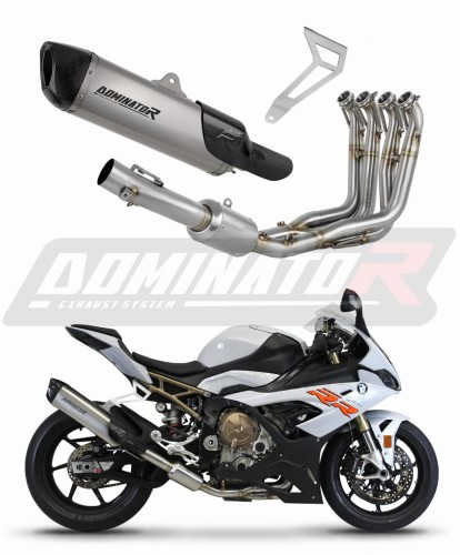 complete exhaust system with muffler DOMINATOR Full System titanium HP6 EX fits to BMW S1000RR 2019  2026 6