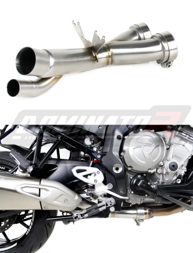 S1000XR Exhaust Cat Eliminator Catalyst Catalytic Converter Linkpipe Decat Downpipe 2015 - 2019 DOMINATOR  x