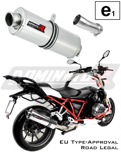 exhaust muffler DOMINATOR homologated road legal OVAL fits to R1200RS 2015  2018 7