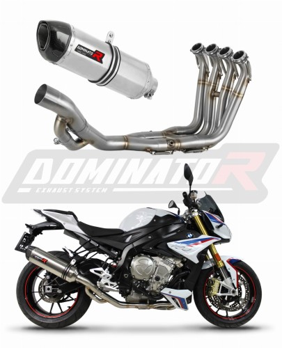 BMW S1000R 2017 -2020  Full  Exhaust System  Muffler Auspuff Sportauspuff Silencer Echappement Silencieux Scarico Scarichi Escape Collector Manifold Wydech Tłumik  HP1 DOMINATOR x