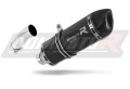 exhaust muffler DOMINATOR HP1 BLACK fits to BMW F800GS Adventure 2008  2017 2