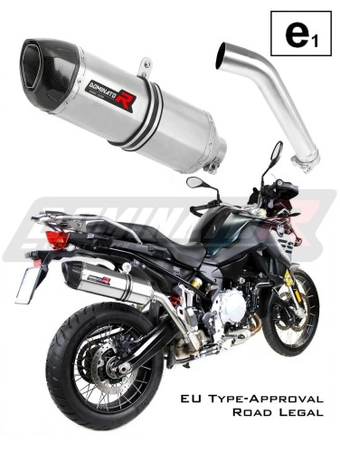 F850GS Adventure Exhaust BMW Homologated EC Type approval  Street legal Approval Certificate Muffler Auspuff Sportauspuff Silencer Echappement Silencieux Scarico Scarichi Escape Wydech Tłumik HP1 2018 - 2020 Dominator x