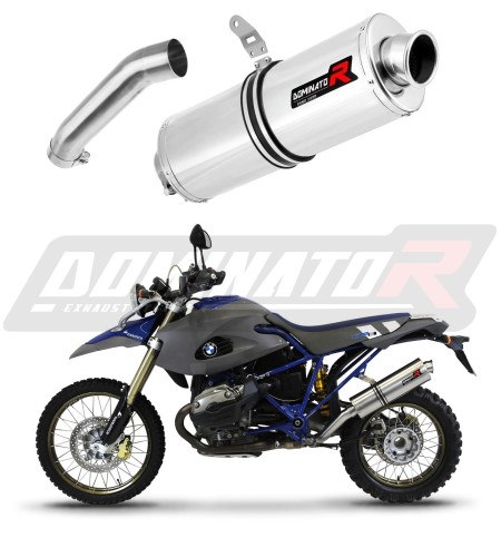 HP2 Enduro EXHAUST BMW Muffler Auspuff Sportauspuff Silencer Echappement Silencieux Scarico Scarichi Escape Wydech Tłumik OVAL 2004 - 2007 Dominator x