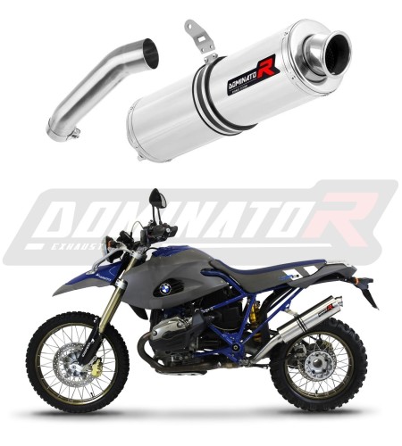 exhaust muffler DOMINATOR ROUND fits to BMW HP2 Enduro 2004  2007 6