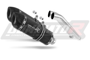 Cagiva XTRA RAPTOR 1000 Exhaust Silencer Muffler HP1 BLACK + dB killer medium