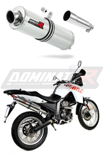 exhaust muffler DOMINATOR ROUND fits to Derbi Terra Adventure 125 2008  2015 5