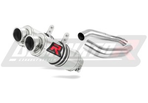 Honda CBR 1000F DUAL 1988 - 2000 Exhaust Silencer Muffler GP1 + dB killer medium
