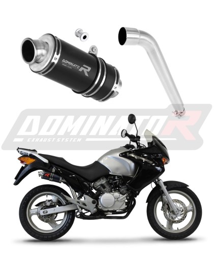 Honda XL 125 V VARADERO 2001 - 2006   motorcycle Exhaust Muffler Auspuff Sportauspuff Silencer Echappement Silencieux Scarico Scarichi Escape Wydech Tłumik GP1 BLACK  Dominator x
