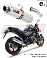 CB 600 F Exhaust HONDA Homologated EC Type approval  Street legal Approval Certificate Muffler Auspuff Sportauspuff Silencer Echappement Silencieux Scarico Scarichi Escape Wydech Tłumik ROUND 2007 - 2013 Dominator 1 x