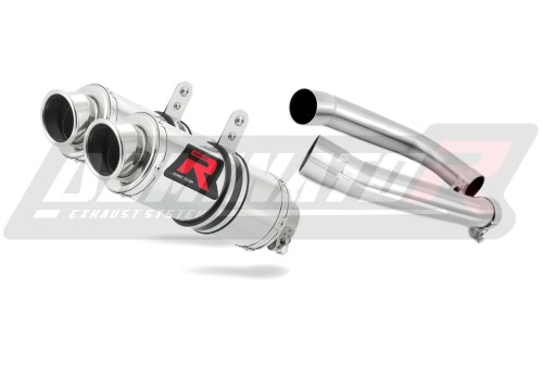 exhaust muffler DOMINATOR GP1 fits to Honda VTR 1000F Firestorm 1998  2001 3