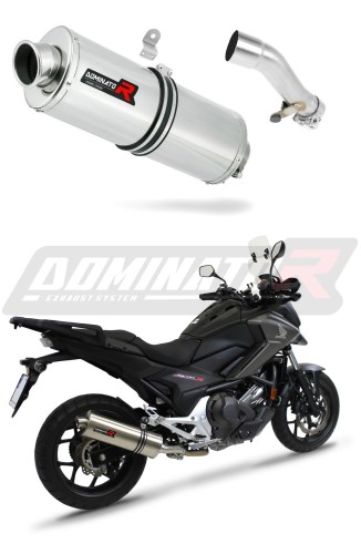 NC 700 750 S EXHAUST Honda Muffler Auspuff Sportauspuff Silencer Echappement Silencieux Scarico Scarichi Escape Wydech Tłumik OVAL 2012 - 2020 Dominator x