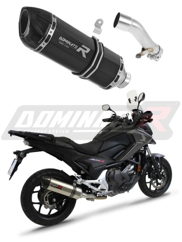 exhaust muffler DOMINATOR HP1 BLACK fits to Honda NC 700 / 750 S 2012  2020 3