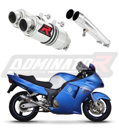 CBR 1100 XX EXHAUST Honda Muffler Auspuff Sportauspuff Silencer Echappement Silencieux Scarico Scarichi Escape Wydech Tłumik GP1 1996 - 2006 Dominator x
