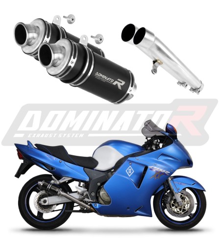 wydech tłumik DOMINATOR GP1 CZARNY pasujący do motocykla Honda CBR 1100 XX 1996 - 2006 6