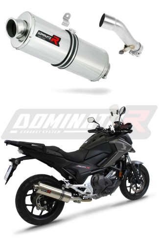 NC 700 750 X EXHAUST Honda Muffler Auspuff Sportauspuff Silencer Echappement Silencieux Scarico Scarichi Escape Wydech Tłumik OVAL 2012 - 2020 Dominator x