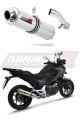 NC 700 750 X EXHAUST Honda Muffler Auspuff Sportauspuff Silencer Echappement Silencieux Scarico Scarichi Escape Wydech Tłumik ROUND 2012 - 2020 Dominator x