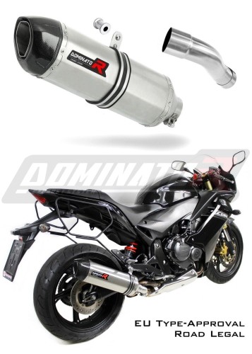 exhaust muffler DOMINATOR homologated road legal HP1 fits to CBR 600 F 2011  2015 3