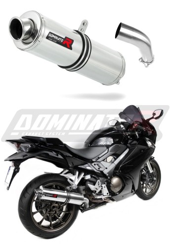 VFR 800 F EXHAUST Honda Muffler Auspuff Sportauspuff Silencer Echappement Silencieux Scarico Scarichi Escape Wydech Tłumik ROUND 2014 - 2019 Dominator  x