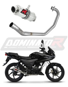 Honda CBF 125 2009 - 2014 Full Exhaust System Collector Silencer GP1 + dB killer medium