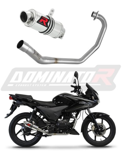 Honda  CBF 125 2009-2014  Full  Exhaust System  Muffler Auspuff Sportauspuff Silencer Echappement Silencieux Scarico Scarichi Escape Collector Manifold Wydech Tłumik  GP1  DOMINATOR x