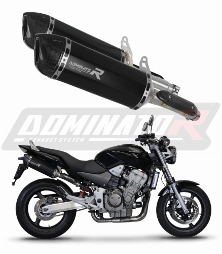wydech tłumik DOMINATOR HP1 CZARNY pasujący do motocykla Honda CB 900F HORNET 2002 - 2007 6