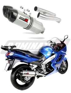 Kawasaki ZZR 1200 2002 - 2005 Exhaust Silencer Muffler HP1 + dB killer medium