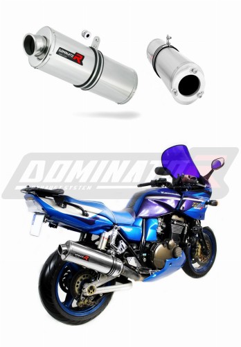 ZRX 1200 S EXHAUST Kawasaki Muffler Auspuff Sportauspuff Silencer Echappement Silencieux Scarico Scarichi Escape Wydech Tłumik OVAL 2001 - 2007 Dominator  x