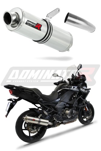 exhaust muffler DOMINATOR ROUND fits to Kawasaki VERSYS 1000 2019  2024 5