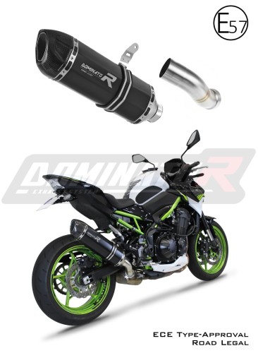 exhaust muffler DOMINATOR homologated road legal HP1 BLACK fits to Kawasaki Z 900 2020  2024 8