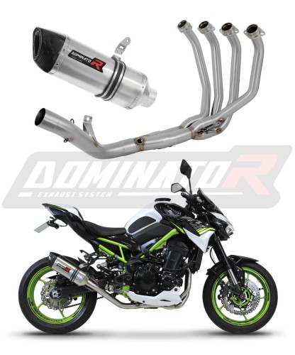 KAWASAKI Z900 2020 -2022  Full  Exhaust System  Muffler Auspuff Sportauspuff Silencer Echappement Silencieux Scarico Scarichi Escape Collector Manifold Wydech Tłumik HP6 DOMINATOR x